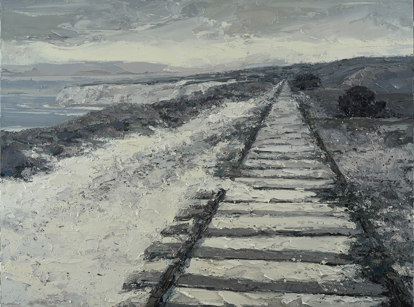 Meyer Sand on the Tracks